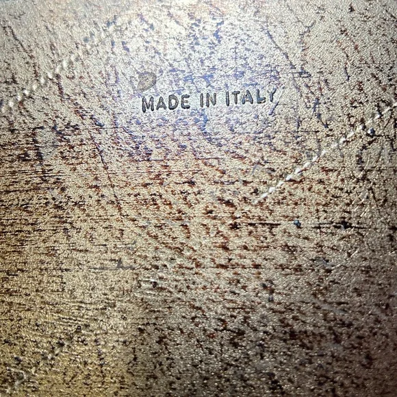 Vintage Italian Red Gold Gilded Wooden Florentine Rectangular Tray - Picture 11 of 13